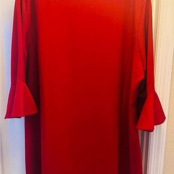 Flared Red Dress - Picture 3 of 6